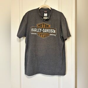 🌊2011 Harley-Davidson Cape Cod Hyannis Vintage Biker-core Logo V slit neck Tee🌊